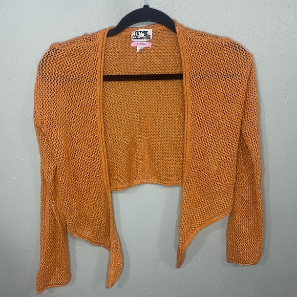 Women's Orange Sweater - Picture 1 of 4